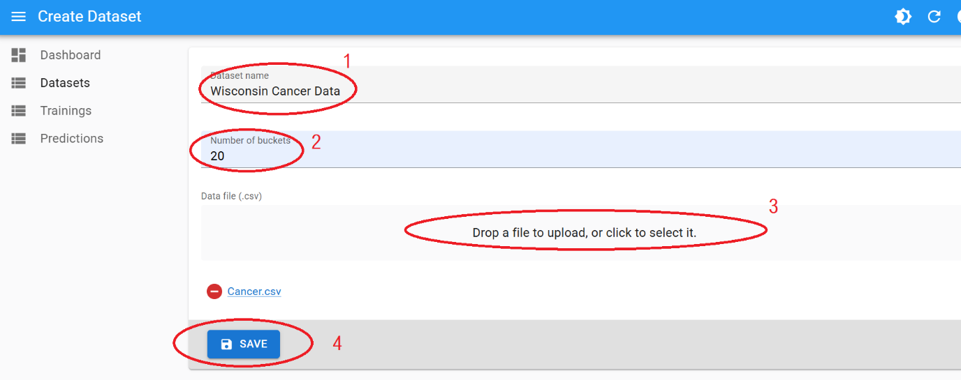 Step 3 - Save Dataset